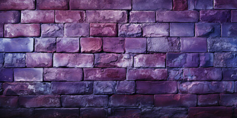 purple brick wall