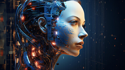Artificial intelligence portrait