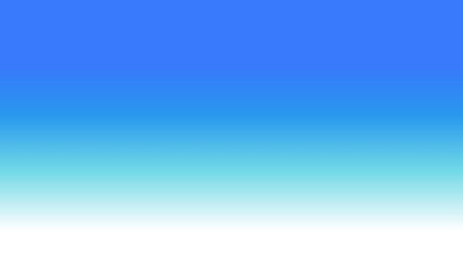 Blue sky background. Abstract gradient of blue and white color. Horizontal banner.
