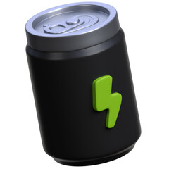 energy drink 3d icon design