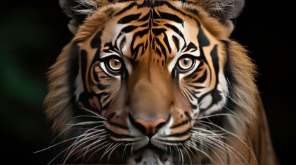 Fototapeta premium Portrait of a Sumatran tiger