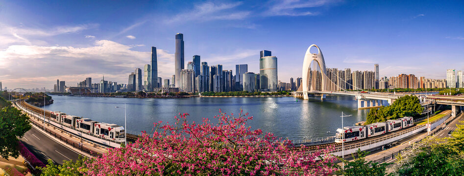 Guangzhou city, guangdong province, building scenery