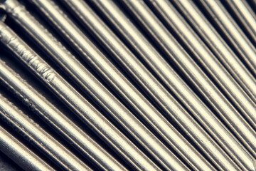 Obraz premium Iron nails texture background close up