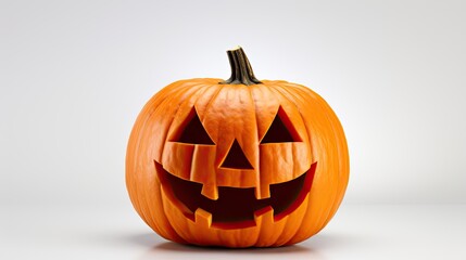 Jack O' Lantern Halloween Pumpkin. Generative AI