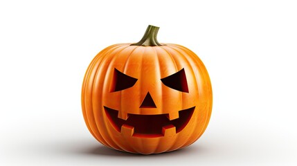 Jack O' Lantern Halloween Pumpkin. Generative AI