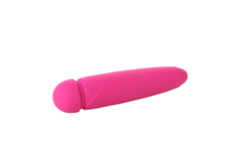 PNG, pink vibrator isolated on white background.