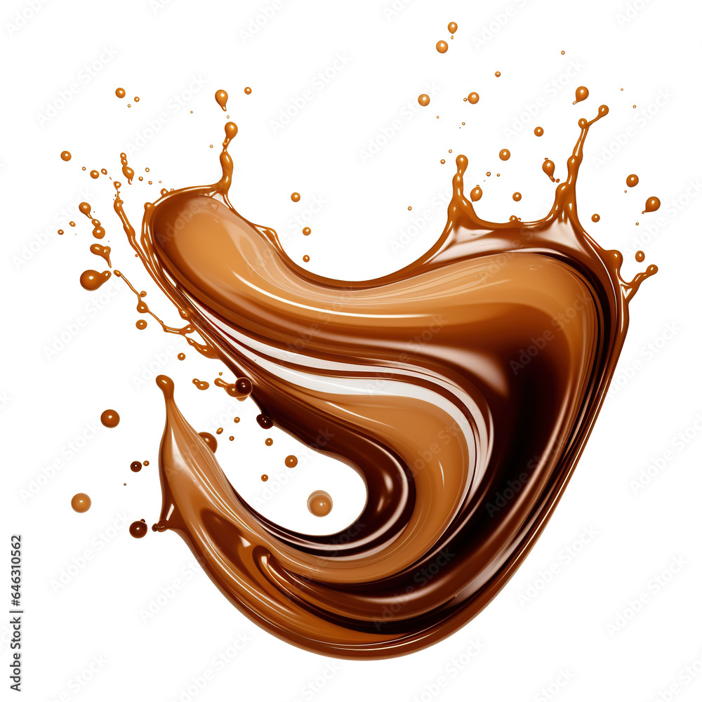 Sticker Splashes of brown liquid