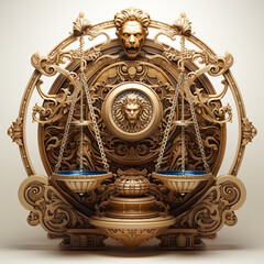 3d cartoon zodiac libra