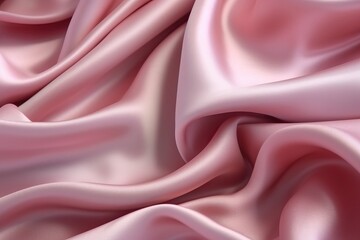 Obraz premium Pink Silk Folds - Abstract Background Texture