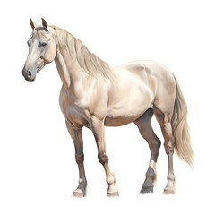 Obraz na płótnie Canvas Horse (white background)