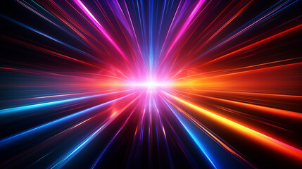 abstract background with rays