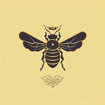 Free Bee queen Logo Design for Your Business Generative AI
