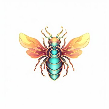 Free Bee queen Logo Design for Your Business Generative AI