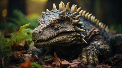 Fototapeta premium Dinosaurs. Prehistoric animals