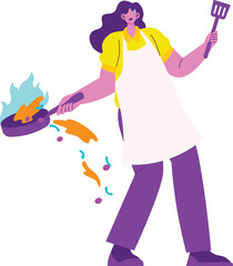 Kitchen Cooking Restaurant Accident Fall