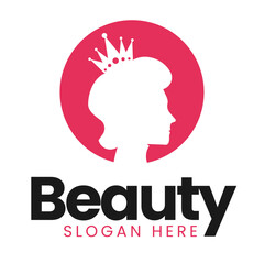 Beauty editable logo verticle