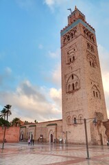 Fototapeta na wymiar mosquée de la Koutoubia à Marrakech