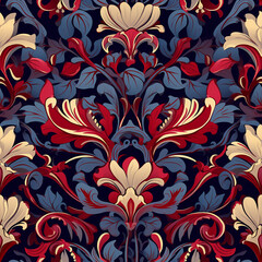 Floral Luxurious Textile Pattern