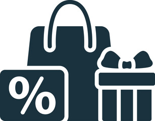 Bonuses icon. Monochrome simple sign from employee benefits collection. Bonuses icon for logo, templates, web design and infographics.