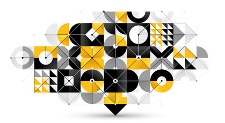 Abstract geometric vector background isolated, tech style engine looks like composition, innovate technology data information concept.