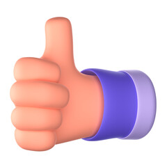 good hand gesture 3d icon