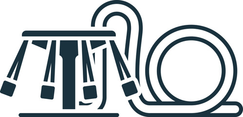 Amusment park icon. Monochrome simple sign from entertainment collection. Amusment park icon for logo, templates, web design and infographics.
