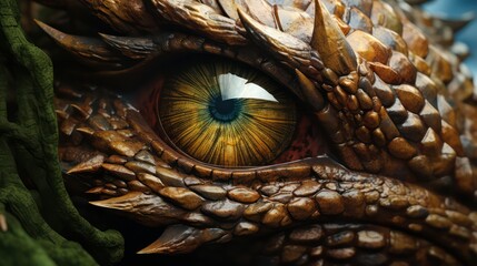 Naklejka premium close up of an eye