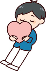 心を大切にする男性