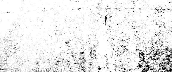 Distressed backdrop Vector Illustration, white background on cement floor texture, black and white grunge seamless texture. 