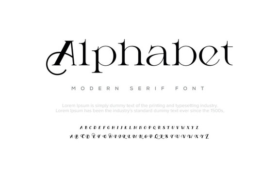 Minimal font creative modern alphabet. Typography with dot regular and number. minimalist style fonts set. vector illustration