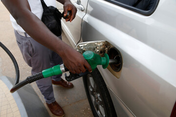Gazing up in Lome, Togo.