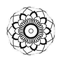Mandala pictures are used for coloring and meditation for children and adults.