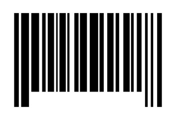 Simple fake bar code PNG image