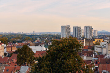 Fototapeta na wymiar View of Belgrade, capital of Serbia.