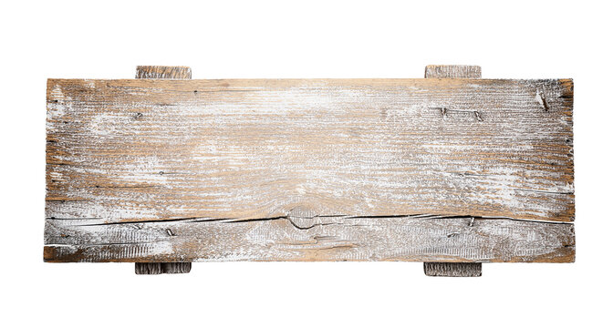 Old wood background  in grunge style on a white background, including clipping path