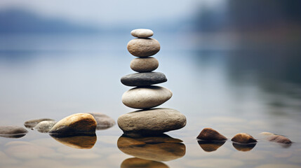 Stones in perfect balance