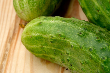 Custom homemade unwashed cucumbers