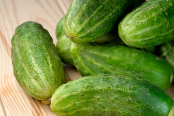 Custom homemade unwashed cucumbers