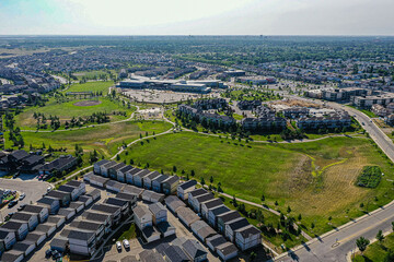 Hampton Village Aerial in Saskatoon