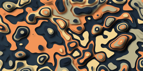 Abstract colorful paper cut background design .Abstract vector seamless pattern with shadows Trendy multicolor contemporary design for prints,flyers,banners,brochures,invitations,covers.