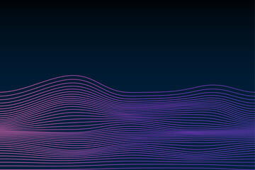 Futuristic background with abstract waves
