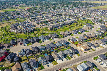Hampton Village Aerial in Saskatoon