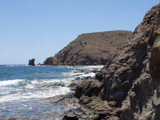 Escullos Cliffs in Almeria