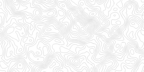 Abstract pattern with lines. Abstract sea map geographic contour map and topographic contours map background. Abstract white pattern topography vector background. Topographic line map background.