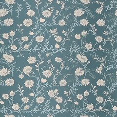Seamless pattern, tileable floral botanical country style print for wallpaper, wrapping paper, scrapbook, fabric and product design