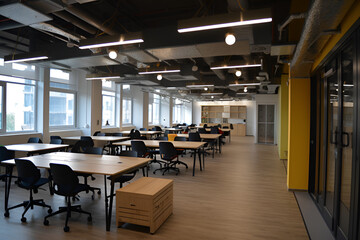 Fototapeta na wymiar Business incubator office room . Business concept. Modern design