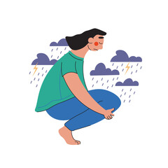 Mental Health & Psychology Flat Characters