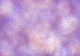 Abstract art background light violet and purple colors. Watercolor painting on canvas with soft lilac gradient.