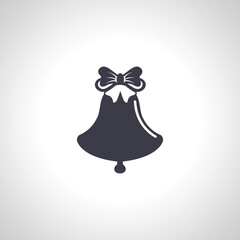 christmas bell isolated icon. christmas bells icon