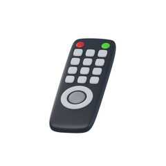3D TV Remote Illustration